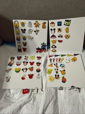 Disney Colorful Character Pin Set bundle